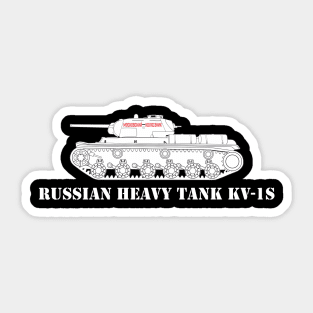 I like tanks! Soviet heavy tank KV-1s Sticker